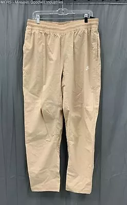 Nike Men Tan Drawstring Essential Warm Up Pants - Size XL • $12.99