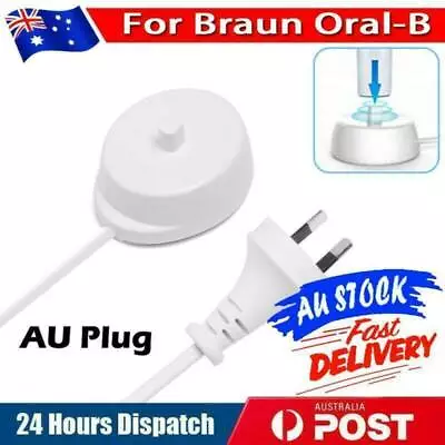 $19.99 • Buy Toothbrush Dock Charger Base For BRAUN ORAL-B 3757 4729 OralB Model AU Plug 