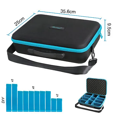 Hard Battery Storage Box Holder Carrying Case For Makita Battery Charger Adapter • £25.86