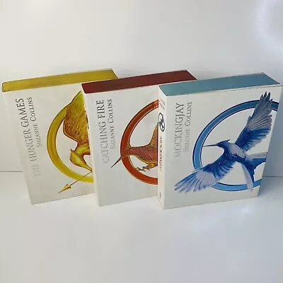 Suzanne Collins Hunger Games Trilogy Book Set 2012 Luxury Edition - Free Postage • $49.90