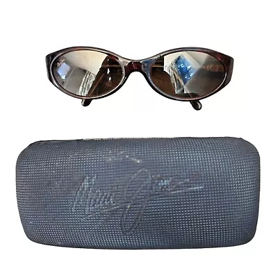 Maui Jim Malia Tortoise Shell Sunglasses FRAMES ONLY MJ 125-10 275 MP Snap Case • $34.97