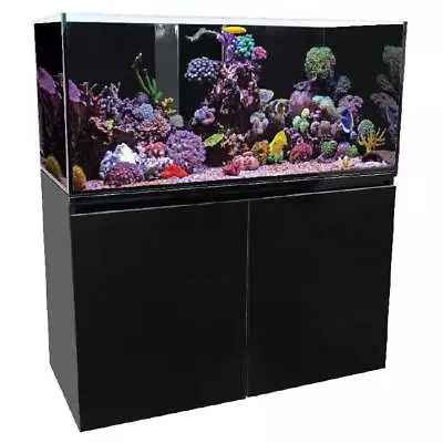 ReefSys 326 Glass Aquarium & Cabinet Oak Multicolour Marine Fish Tank Decor • £999.99