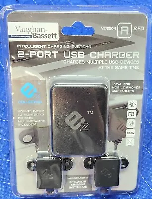 Vaughan Bassett 2 Port USB Charger Version A 2FD - Mountable -  DC 5V 2.1A • $12.50