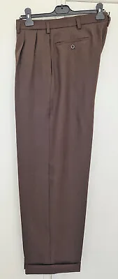 £95 • Buy Men's 1950's Brown Peg Trousers 50s Rockabilly RnR R&R 50's Rockin