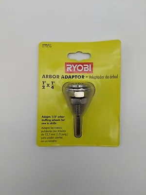 Ryobi Arbor Adaptor 1/2  X 1/4  A10AA11 Buffing Wheel Polishing Arbor For Drill • $7.99