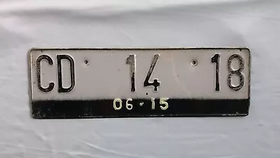 Indonesia 2015 License Plate Foreign United Kingdom Registration Tag UK Diplomat • $50