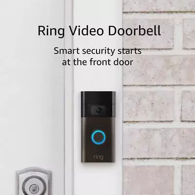 Ring Video Doorbell (2nd Generation) – 1080p HD Video Improved Motion Detection • $179.76