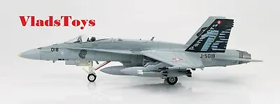 Hobby Master 1/72 F/A-18C Hornet Swiss AF 18th Sqn Panthers #J-5018 2009 HA3507 • $99.95