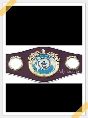 WBO Boxing Championship Inspired  Belt Adult Size Metal Plates Wrestler Lover • $110