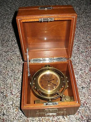 Hamilton Model 22 Chronometer Watch N137 Lock & Key Box  Very Low S.N.   L@@K • $4750