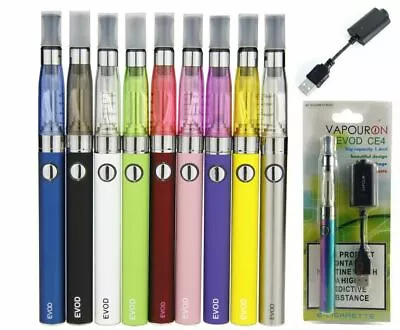 £7.69 • Buy CE4 EGO-T Electronic Cigarette 1100mA Battery Vape Atomiser Kit With Charger-N