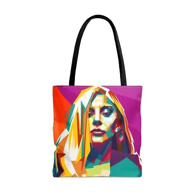 Lady Gaga Large Tote Carry Travel Bag School Book Yoga Craft Kid Baby Gift Idea • £25.62