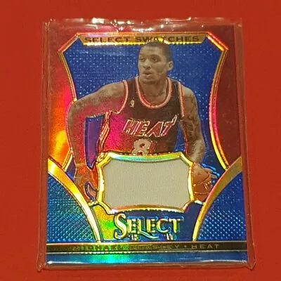 2013-14 Select Michael Beasley Prime Prizm Jersey Card #ed/49 - Miami Heat • $16.28