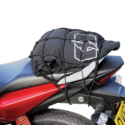 Oxford Motorcycle Motorbike Cargo Net Elastic Luggage Bungee Black • $6.83