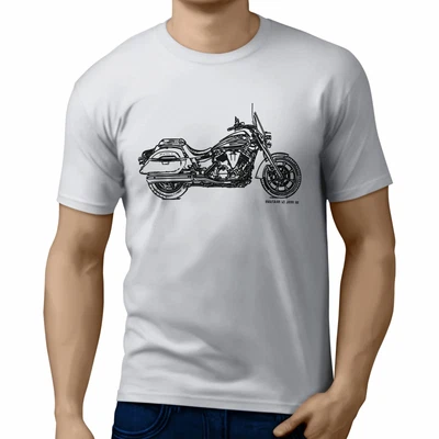 $25.03 • Buy JL Illustration For A Yamaha V-Star 950 Tourer 2017 Motorbike Fan T-shirt