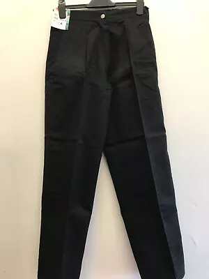 Womens Workwear Trousers Black *EL108 • £8.99