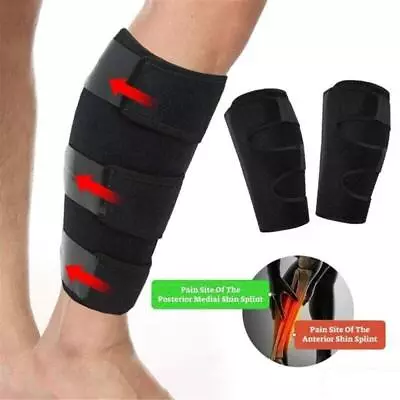 Sport Muscle Injury Leg Brace Calf Support Compression Wrap Shin Splints • $16.22