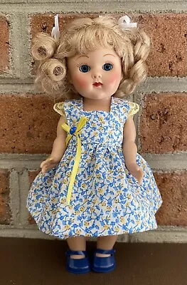 Ginny Madame Alexander 8”Doll Clothes Spring Blue Yellow Flowers • $13.49