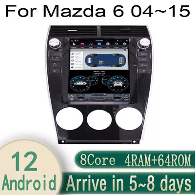 10.4  Android Navigation Car GPS Stereo Radio Carplay For Mazda 6 04~15 • $570