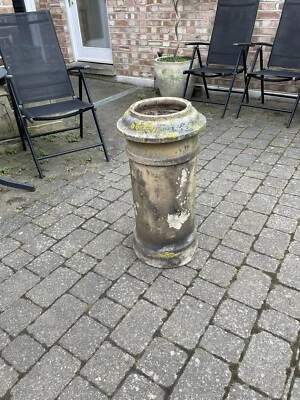 £25 • Buy Chimney Pot Buff - Reclaimed Garden Planter