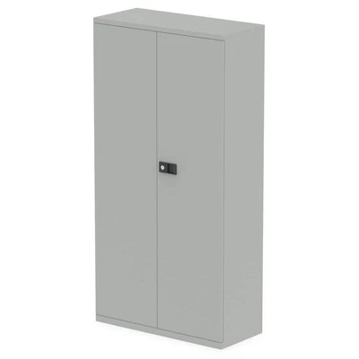 £383.65 • Buy Qube By Bisley 2 Door Stationery Cupboard With Shelves Goose Grey BS0028