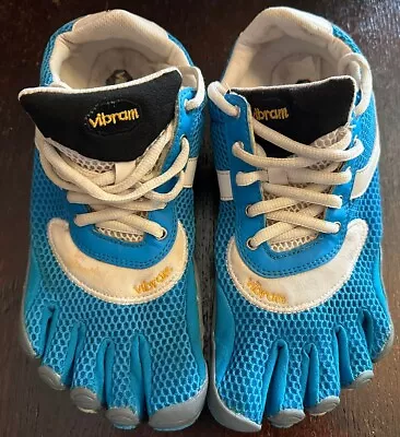Vibram Five Fingers Lace Up Speed  Women US W 10.5 Eu. 41 White Water Shoes • $35
