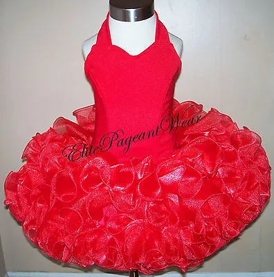 National Pageant Dress Shell  Sizes 6mos To 7/8 Girls • $169