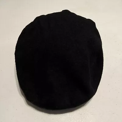 Vintage Chaps Newsboy Cabbie Hat Cap Black Wool Blend Size S/M RN 26128 EUC • $14.99