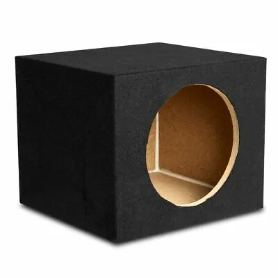 NVX XMDFS101 Sealed Single MDF 10  Subwoofer Enclosure Box • $69.99