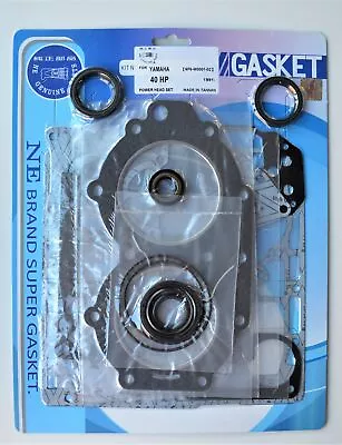 POWER HEAD GASKET KIT FOR YAMAHA 40HP Outboard Motors # 6F6-W0001-02 NE Genuine  • $60.65