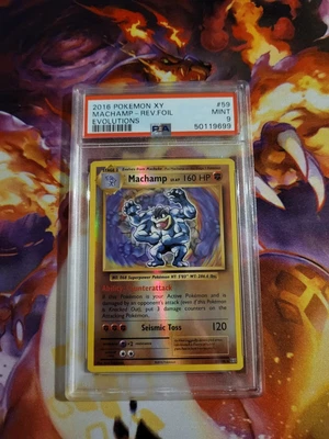 £8.50 • Buy Pokemon XY Evolutions Rev Holo Machamp PSA 9