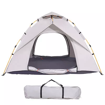 2-3 Man Person Camping Tent Oxford Cloth Waterproof Room Outdoor Hiking Tent • $40.99