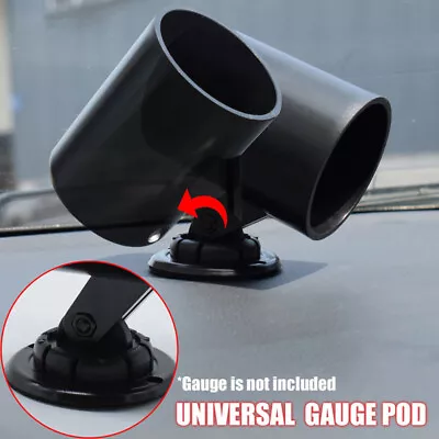 Car 52mm Universal Single Gauge Holder Mount Holder Gauge Pod Dash Pod Bracket • $10.15