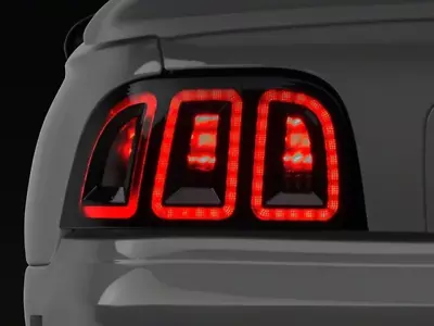 Raxiom 389876 - FITS: 96-98 Ford Mustang Icon LED Tail Lights- Black Housing (Sm • $346.99