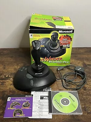 Microsoft Sidewinder Precision Pro Joystick PC Controller W/Box • $29.99