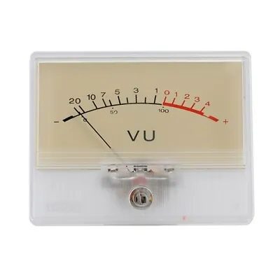 Backlit VU Meter With Yellow Panel Stable Level Meter Amplifier • $17.75