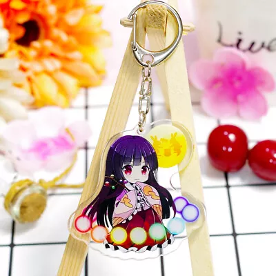 1pc Anime TouHou Project Houraisan Kaguya Acrylic Itabag Keychain Pendant Gift • $10.99