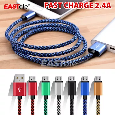 $4.85 • Buy Micro USB Cable 3M 2M Fast Charging Charger Long Cord For Android Samsung Galaxy