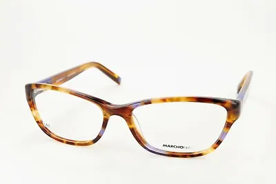 MARCHON NYC MONROE 214 Lt. Brown Violet Havana 53-16-135 Eyeglass Frames L42 • $15.99