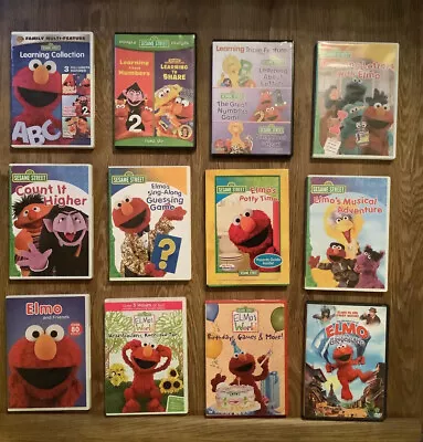 Many Various Sesame Street Elmo DVDs You Choose • $0.99