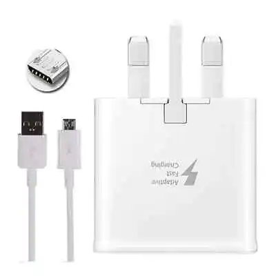 Official Samsung Galaxy Tab A 8.0 2019 Fast Charger Plug With Micro-USB Cable • £8.99