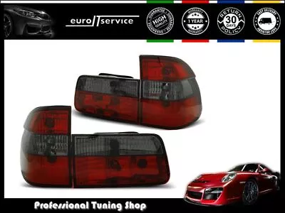 Tail Lights Rear For BMW E39 1995-2000 Touring Red Smoke • $223.33