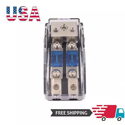 2 Way Mini ANL Blade Fuse Holder Stereo Car Audio Power Distribution Block. • $12.99