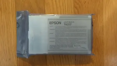 2012 Genuine Epson T6057 Light Black Ink Stylus Pro 4800 4880 Factory Sealed • $42