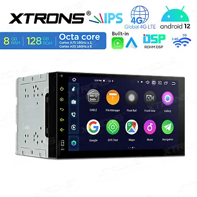 7  Android 12 Double 2DIN Car Stereo GPS Radio Universal RDS DSP 4G WIFI 8+128GB • $277.99