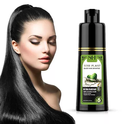 Permanent Hair Dye 500ML Instant Fast Hair Dye Color Shampoo Herbal Coconut Dye • $14.95