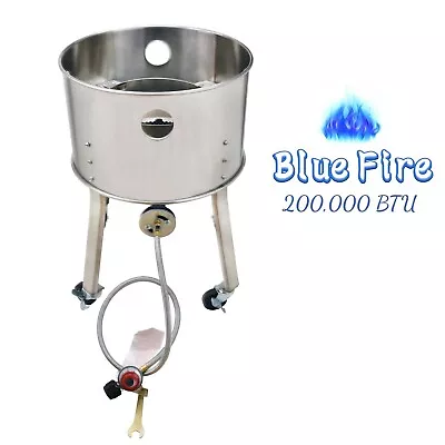 Stainless Steel 200000 BTU. Single Propane Burner For Outdoor Cooking Gas Stove • $146.19