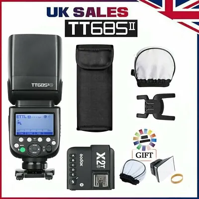 Godox TT685IIS 2.4G TTL HSS 1/8000S Flash Speedlite Light+X2T-S Trigger For Sony • £149