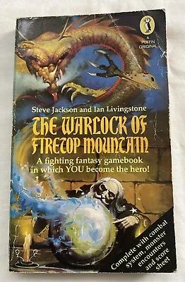 The Warlock Of Firetop Mountain Fighting Fantasy **1st/1st **VERY RARE • £99.99