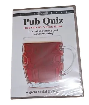 Pub Quiz [Interactive DVD] Hosted By Vince Earl New And Sealed Age 14+ • £1.99